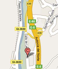 mapa de la ubicación de arreche en Tolosa